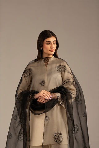 1 Piece Organza Embroidered (CD0014)