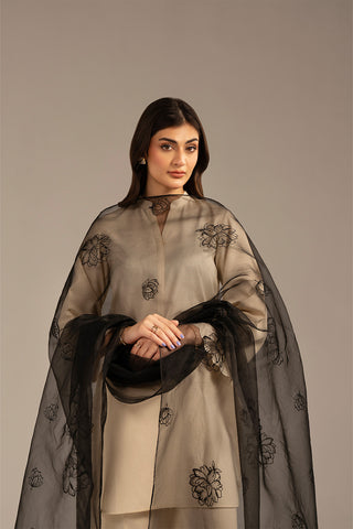 1 Piece Organza Embroidered (CD0014)