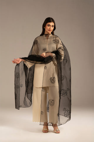 1 Piece Organza Embroidered (CD0014)