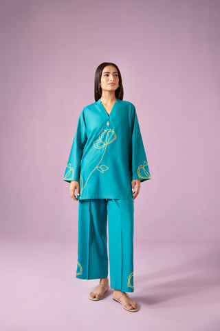 2 Piece Lawn Embroidered Suit (CP0124)