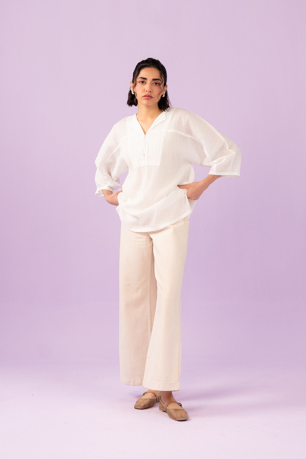 1 Piece Cotton Solid Shirt (CF0128)