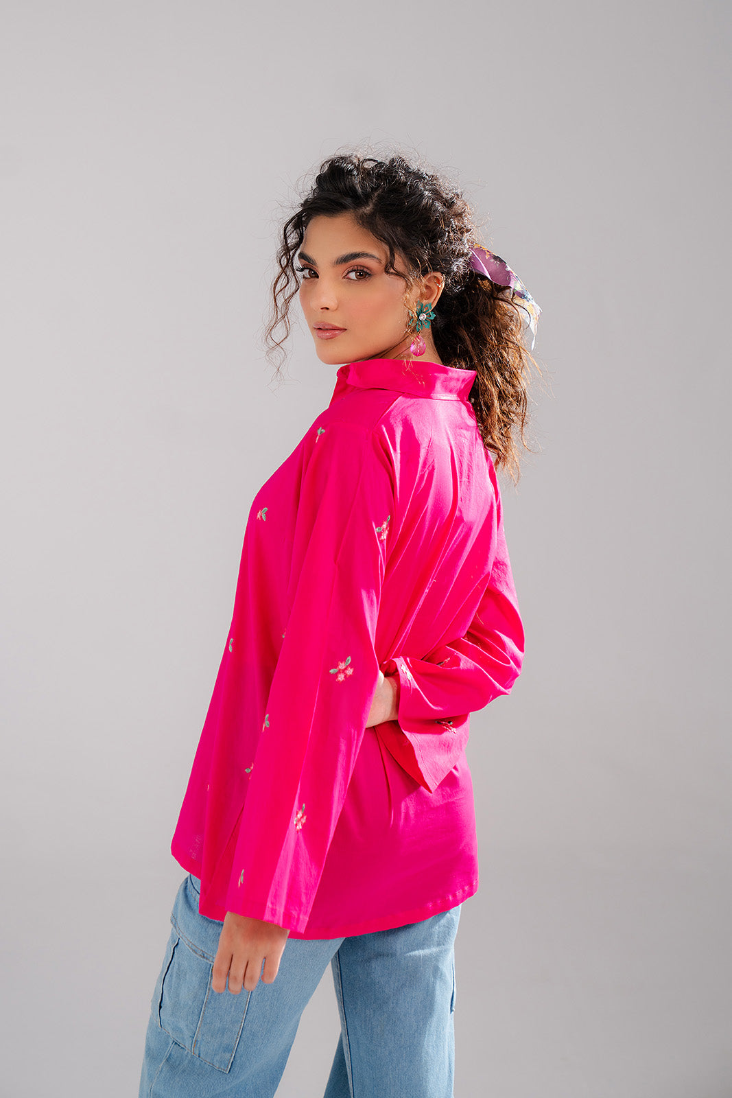 1 Piece Lawn Embroidered Shirts (CF0151)