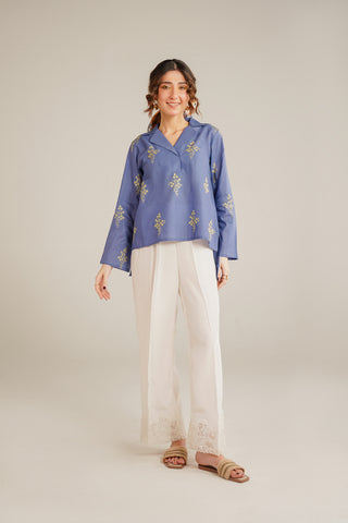 1 Piece Lawn Embroidered Shirt (CF0153)