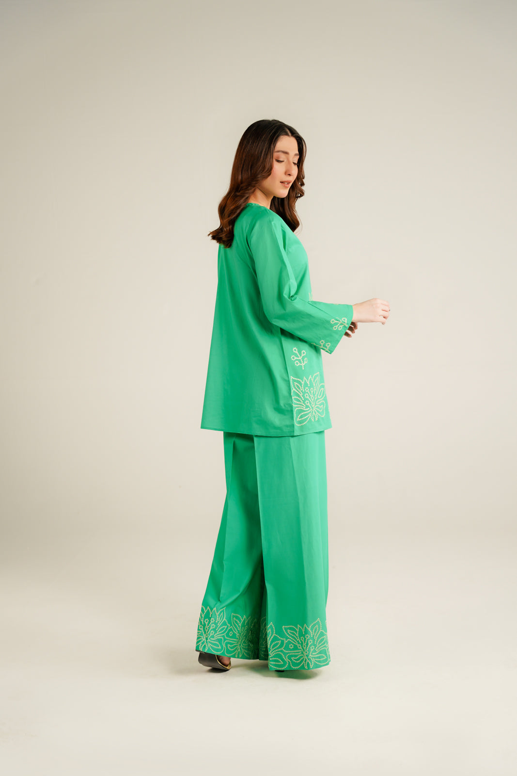 2 Piece Lawn Embroidered Bottom (CF0161)