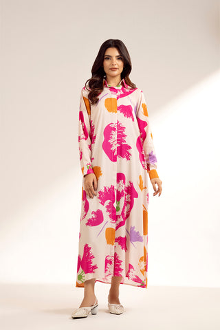 1 Piece Printed Viscose Linen Printed (CF0168)