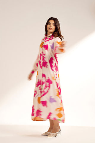 1 Piece Printed Viscose Linen Printed (CF0168)