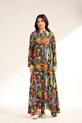 1 Piece Printed Viscose Linen Printed (CF0171)