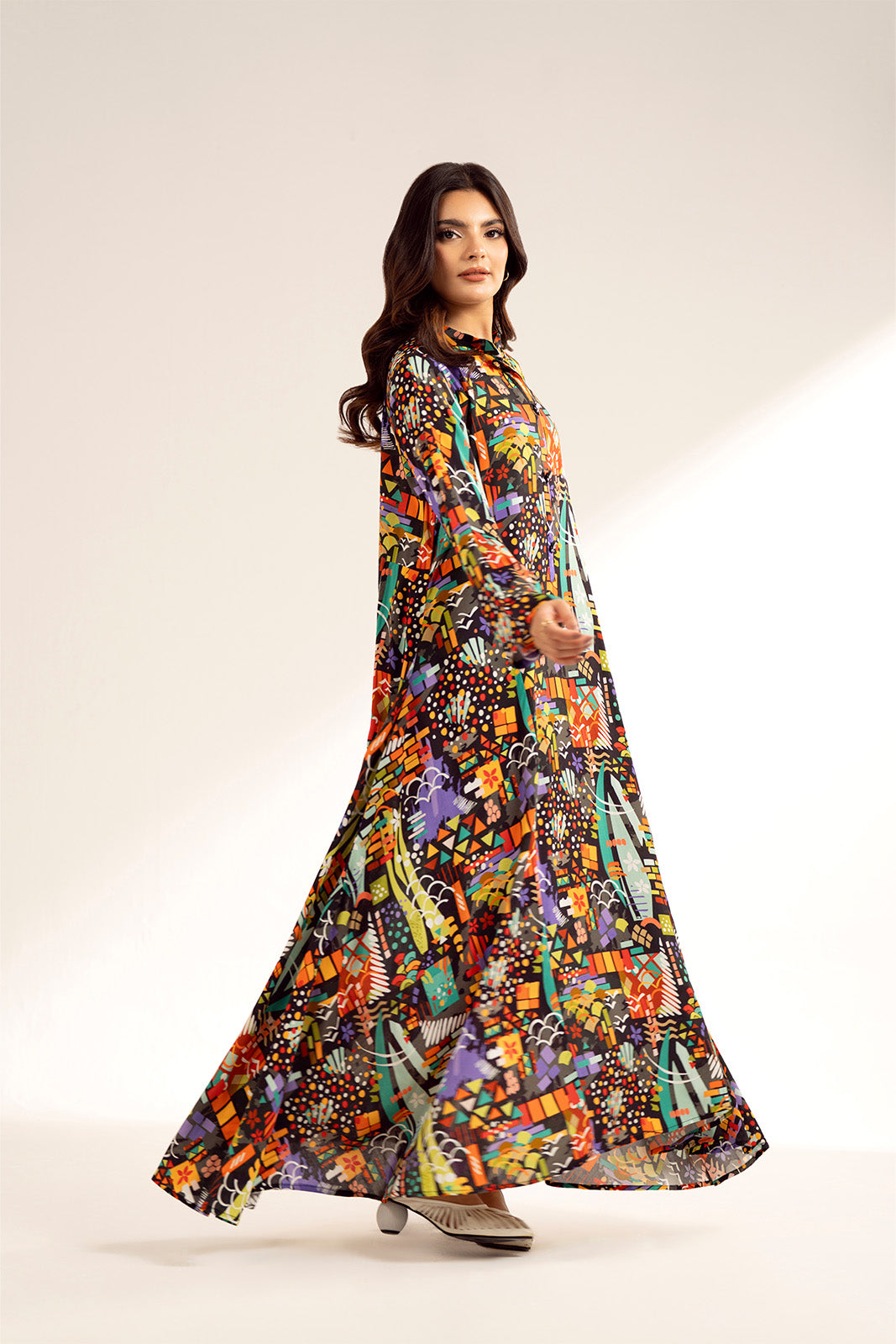 1 Piece Printed Viscose Linen Printed (CF0171)
