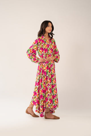 1 Piece Printed Viscose Linen Printed Shirts (CF0173)
