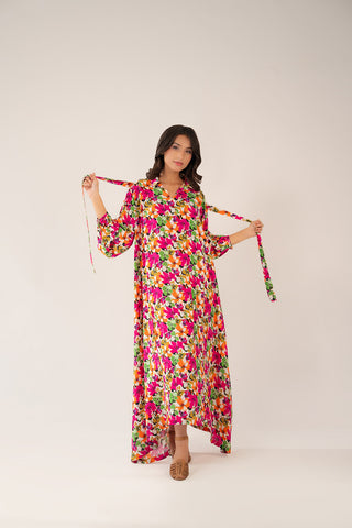 1 Piece Printed Viscose Linen Printed Shirts (CF0173)