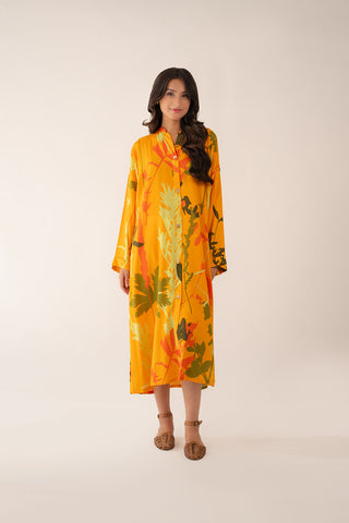 1 Piece Linen Printed Printed (CF0175)