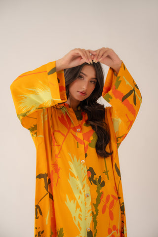 1 Piece Linen Printed Printed (CF0175)