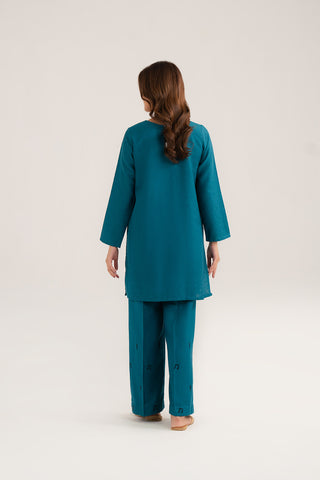 2 Piece Cotton Karandi Embroidered Suit (CF0180)