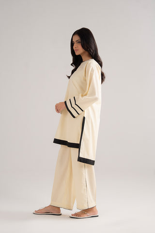 2 Piece Cotton Rip Stop Solid Suit (CF0185)