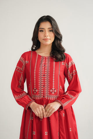 1 Piece Arbi Lawn Embroidered Shirt (CF0191)