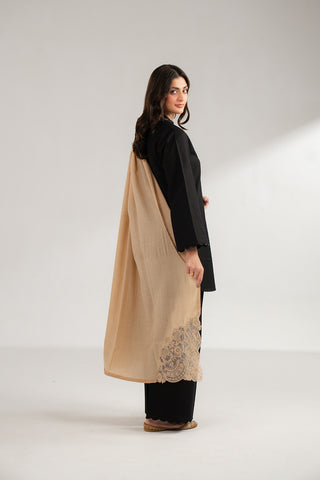 1 Piece Semi Pashmeena Embroidered Shawls (CG0001)