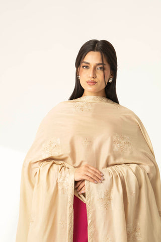 1 Piece Lawn Embroidered Shawl (CH0003)