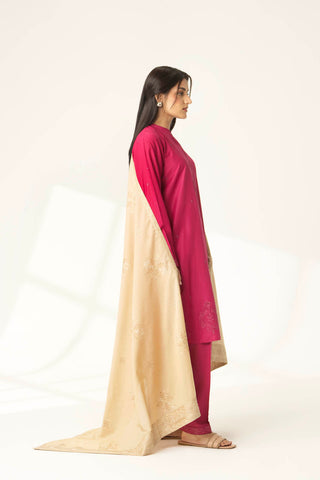 1 Piece Lawn Embroidered Shawl (CH0003)