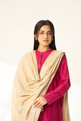 1 Piece Lawn Embroidered Shawl (CH0003)