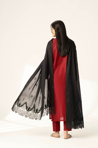 1 Piece Lawn Embroidered Shawl (CH0005)