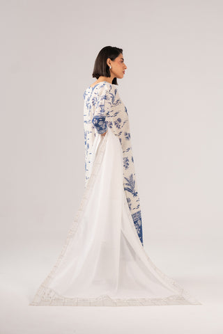 1 Piece Lawn Embroidered Shawl (CH0007)