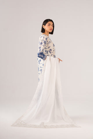 1 Piece Lawn Embroidered Shawl (CH0007)