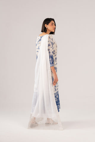 1 Piece Lawn Embroidered Shawl (CH0007)
