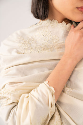 1 Piece Lawn Embroidered Shawl (CH0010)