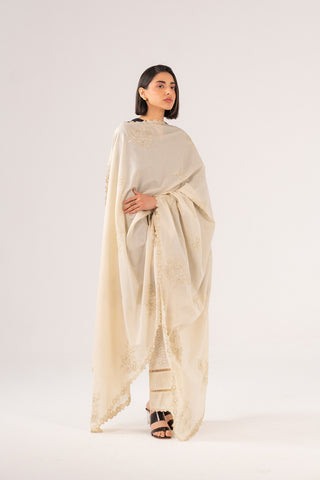 1 Piece Lawn Embroidered Shawl (CH0010)