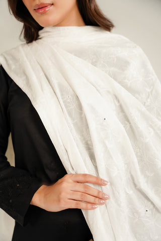1 Piece Lawn Embroidered Shawl (CH0016)