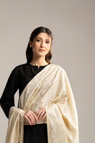 1 Piece Lawn Embroidered Shawl (CH0017)