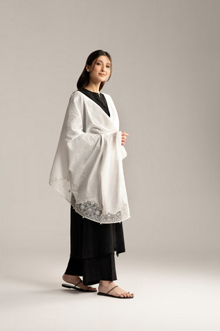 1 Piece Lawn Embroidered Shawl (CH0019)