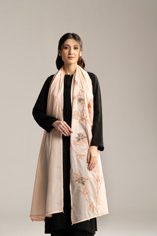1 Piece Lawn Embroidered Shawl (CH0020)