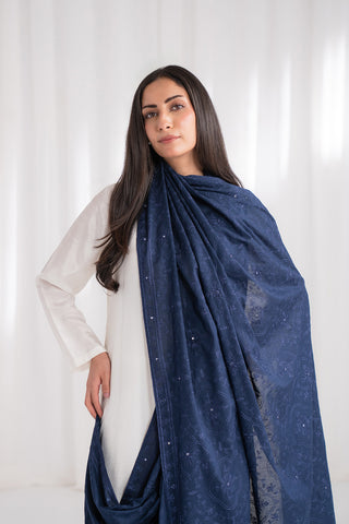 1 Piece Lawn Embroidered Shawl (CH0021)