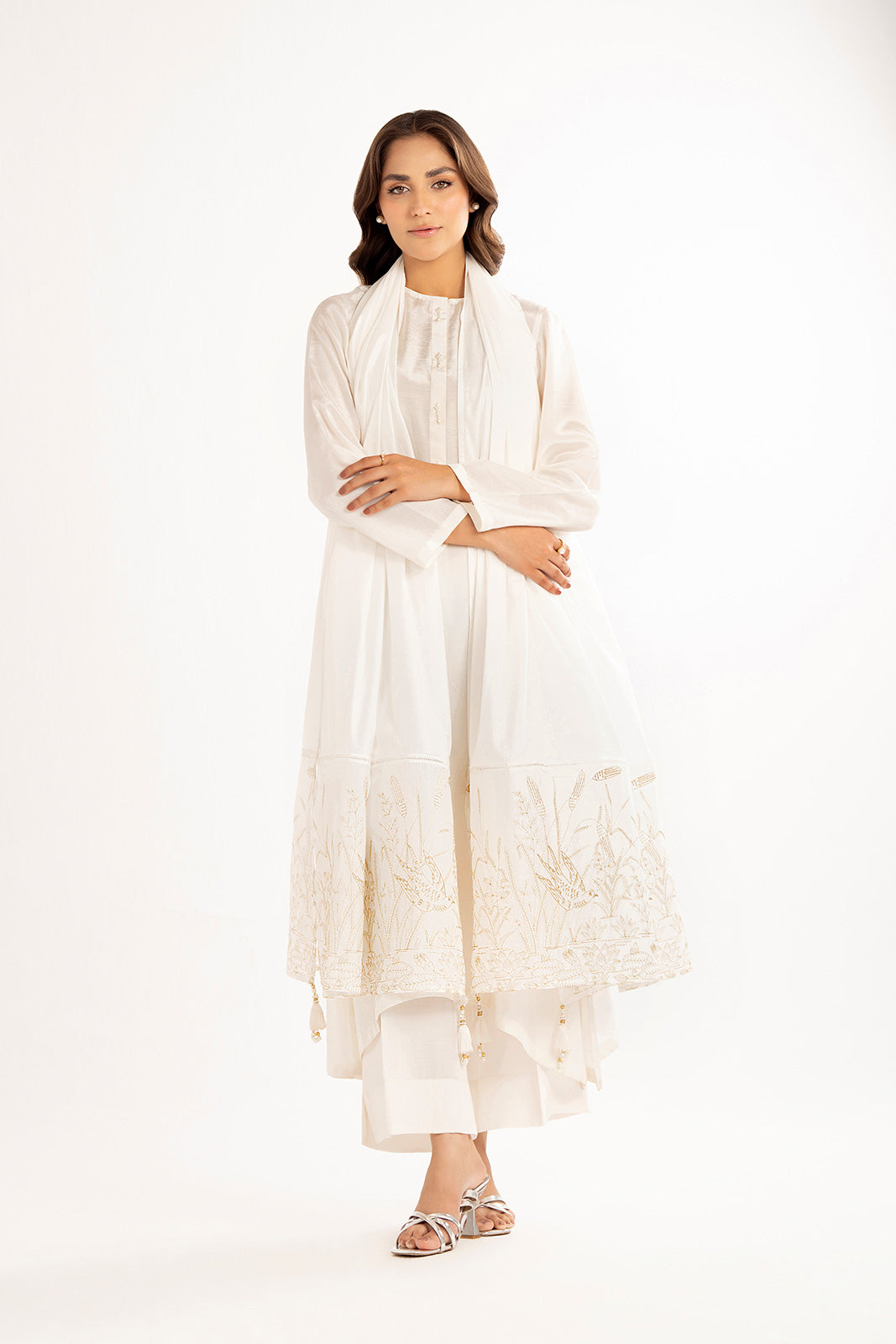 1 Piece Lawn Embroidered Shawl (CH0022)