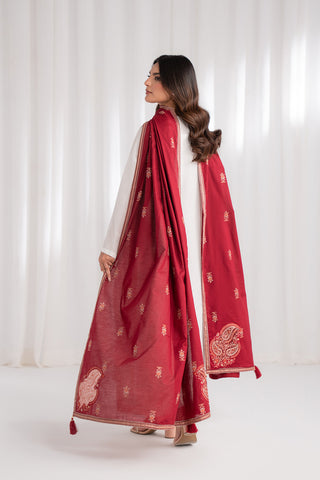1 Piece Lawn Embroidered Shawl (CH0023)