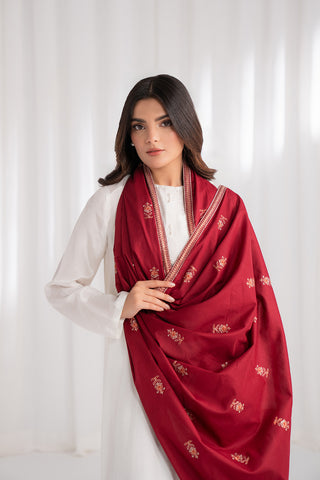 1 Piece Lawn Embroidered Shawl (CH0023)