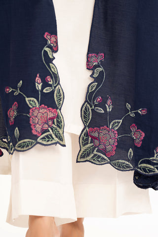 1 Piece Lawn Embroidered Shawl (CH0024)