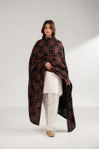 1 Piece Lawn Karandi Embroidered Shawls (CH0031)