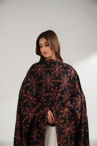 1 Piece Lawn Karandi Embroidered Shawls (CH0031)