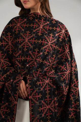 1 Piece Lawn Karandi Embroidered Shawls (CH0031)