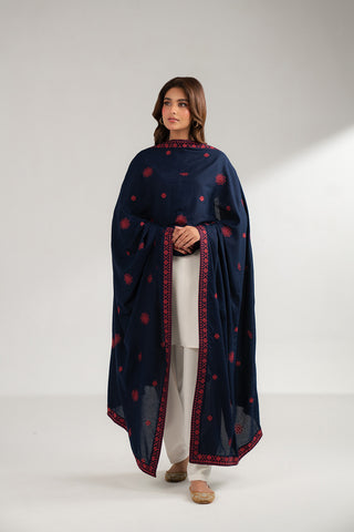 1 Piece Lawn Karandi Embroidered Shawls (CH0033)