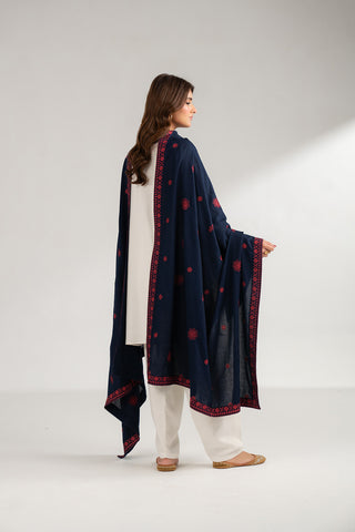 1 Piece Lawn Karandi Embroidered Shawls (CH0033)