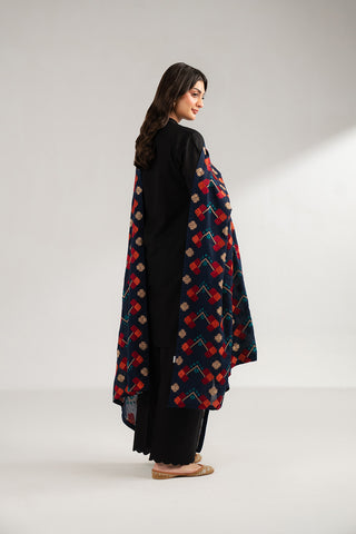 1 Piece Lawn Karandi Embroidered Shawls (CH0034)