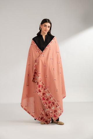 1 Piece Cotton Karandi Embroidered (CH0035)