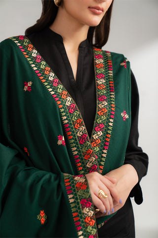 1 Piece Lawn Karandi Embroidered Shawls (CH0036)