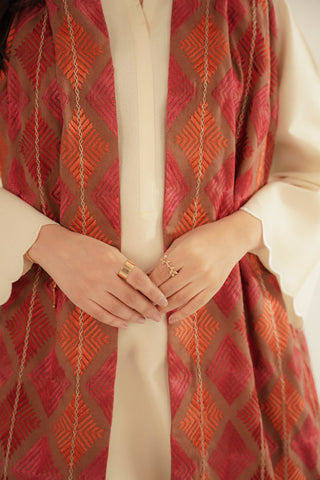 Shawls Lawn Karandi Embroidered Suit (CH0039)