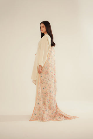 Shawls Lawn Karandi Embroidered Suit (CH0040)