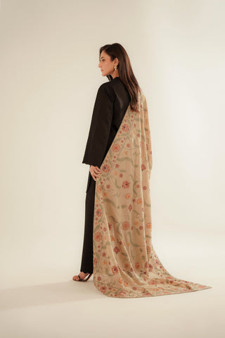 Shawls Lawn Karandi Embroidered Suit (CH0041)