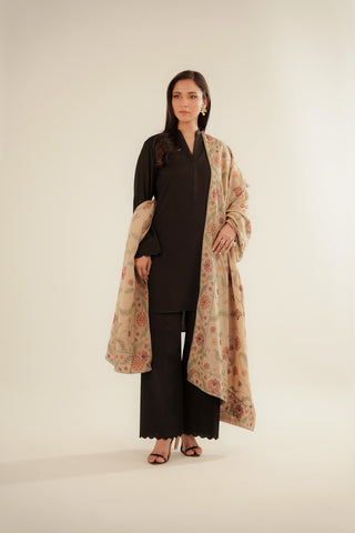 Shawls Lawn Karandi Embroidered Suit (CH0041)
